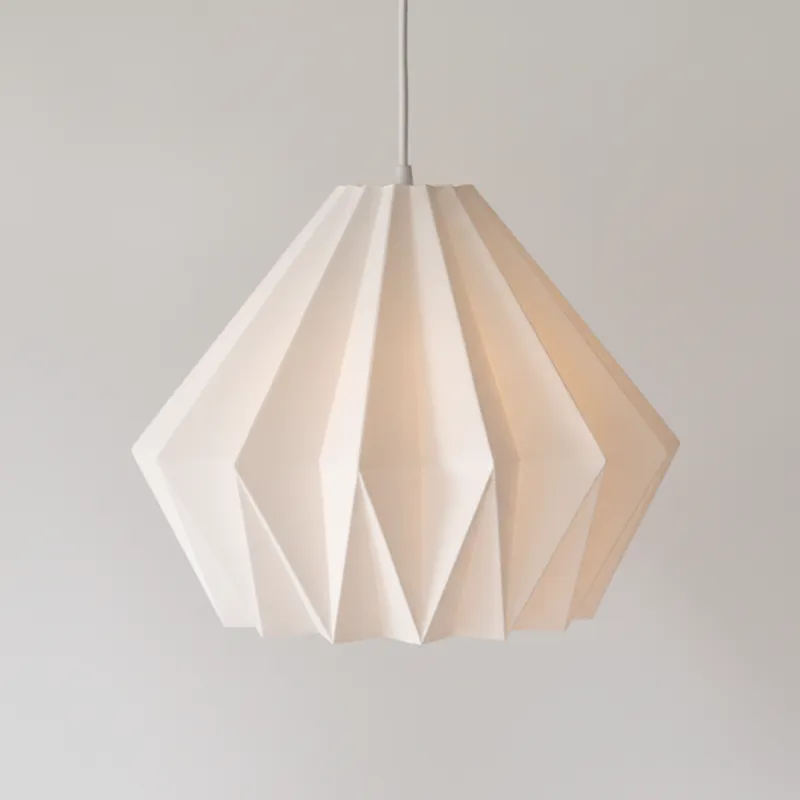 Colgante Origami | 40 cm en Blanco - Lámparas colgantes, Uruguay | Bascuhouse