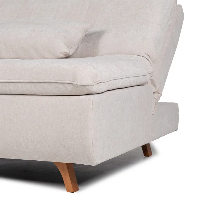 Sofá Cama Maira - Tela Microfibra - 10285 (Beige) en Beige - Sillones y sofás, Uruguay | Nyr, vista 6
