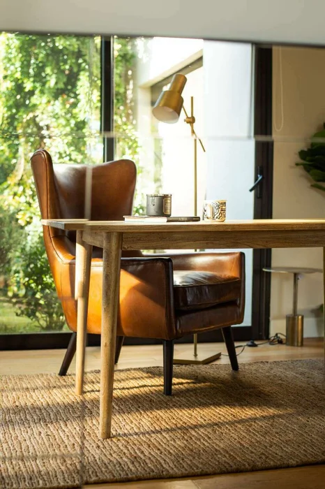 MESA COMEDOR NORDICA - OLMO NATURAL - 1.50 X 0.90 MTS en Madera natural - Mesas de comedor, Uruguay | La Iberica, vista 13