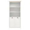 Biblioteca con puertas Linea Rivery en Blanco - Bibliotecas, Uruguay | La Cueva Muebles, vista 8 de 9