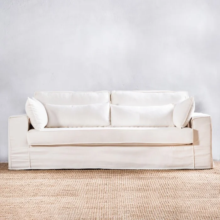Sillón Garda 3 Cuerpos Blanco en Blanco - Sillones y sofás, Uruguay | Aihaus