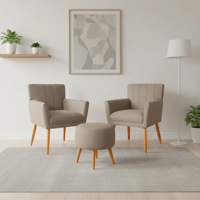 Conjunto Cecilia en Azul - Sillones y sofás, Uruguay | Moderna Hogar, vista 4