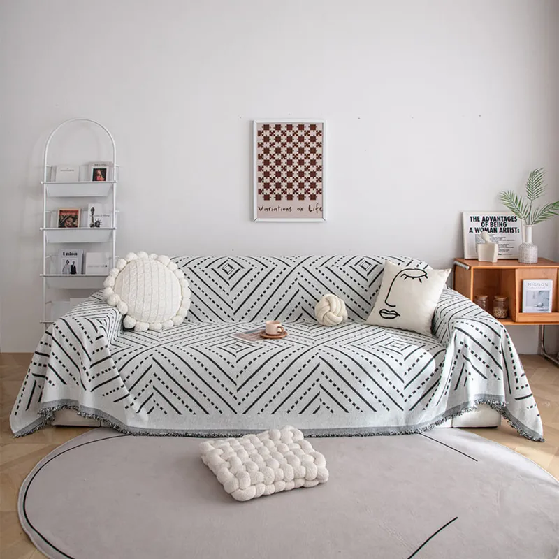 Manta sillón y cama punteada 180x300cm - gris en Gris - Textiles, Uruguay | Buho Store
