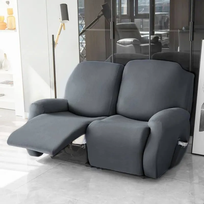 Funda sillón reclinable 2 cuerpos lisa - gris en Gris - Textiles, Uruguay | Buho Store