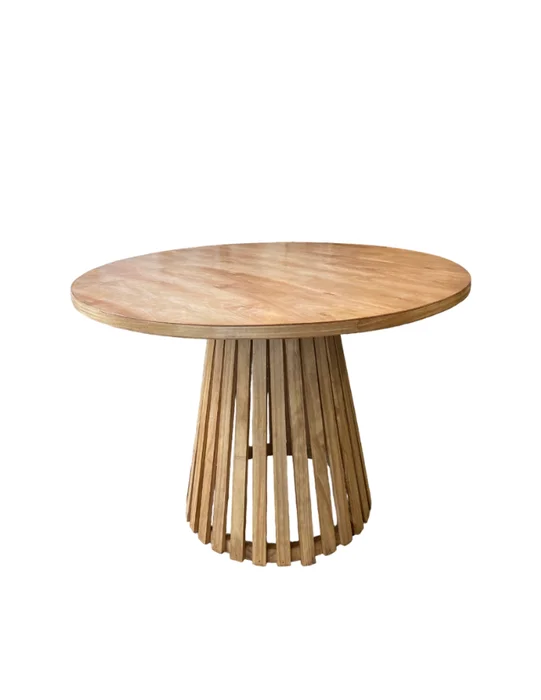 Mesa de Comedor Round 110 cm en Madera natural - Mesas de comedor, Uruguay | Berna home