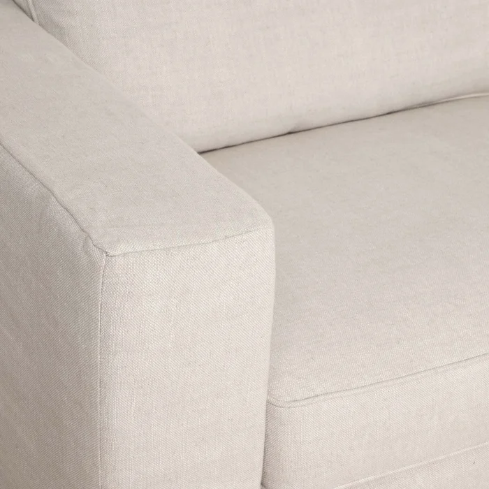 Sofá Con Funda Desmonttable 3 Cuerpos Tela-y-madera Natural-beige Charlie Natural en Madera natural - Sillones y sofás, Uruguay | Divino, vista 5