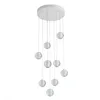 Colgante led 9 esferas efecto flotante 9*5W en Blanco - Lámparas colgantes, Uruguay | Iluminica, vista 2 de 6