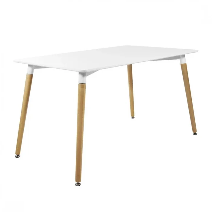 Mesa de Comedor 120x80 - Eames - Blanco en Blanco - Mesas de comedor, Uruguay | Rústico Hogar, vista 4