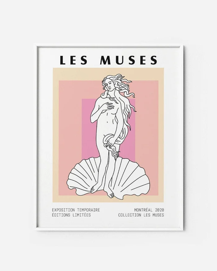Les Muses - Venus en Multicolor - Láminas, Uruguay | La Cuadrería, vista 2