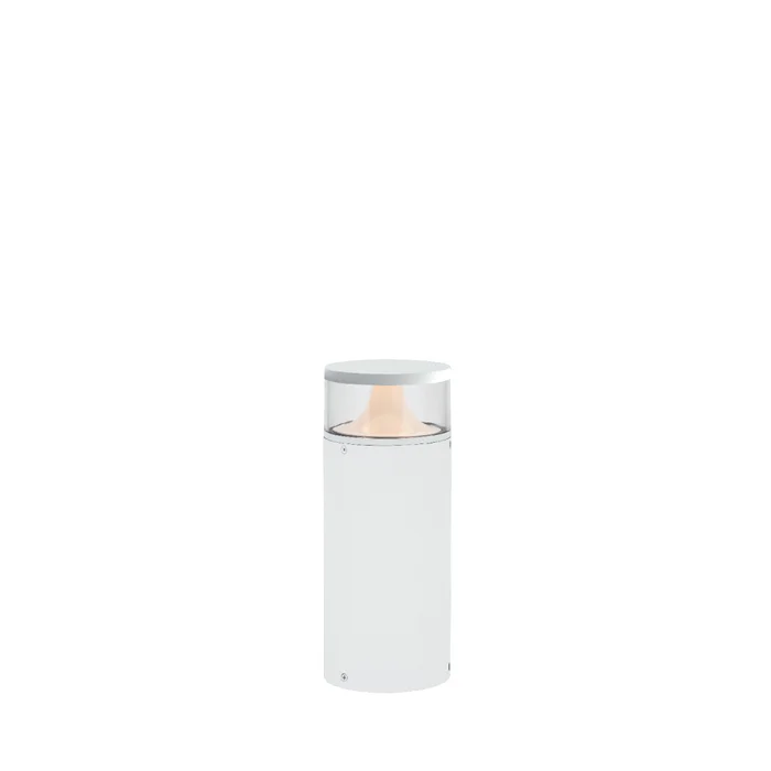 Luminaria Bolardo Exterior 9W Kane 30cm Blanco en Blanco - Lámparas de pie, Uruguay | Serlux