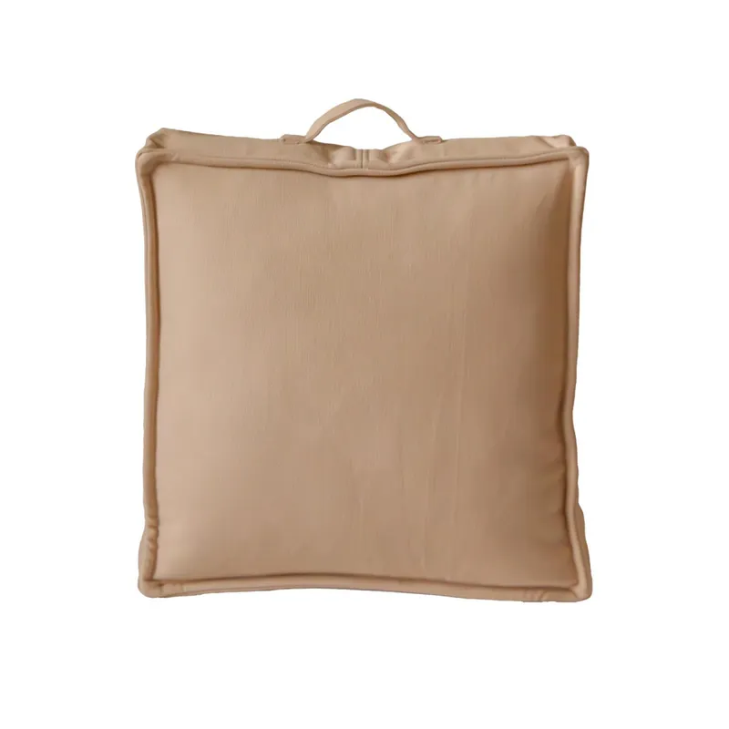 Almohadón De Piso Canvas Algodon Natural-beige Crudo Crudo en Blanco - Textiles, Uruguay | Divino