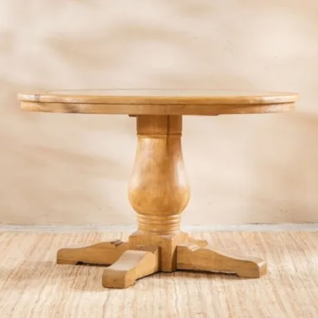 Mesa De Comedor Lena Teca 120 Cm - Mesas de comedor, Uruguay | Aihaus