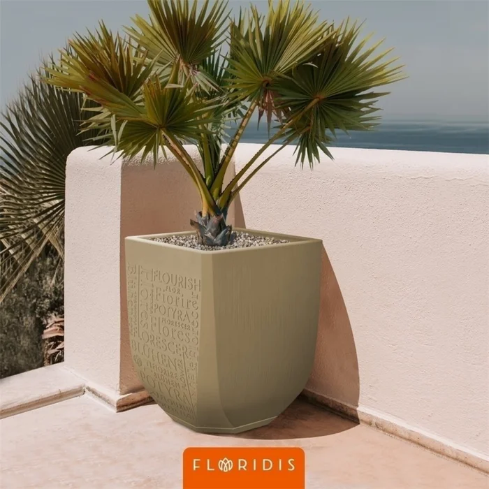 MACETA 4YOU CEMENTO BEIGE 30X44CM en Beige - Macetas, Uruguay | Decohogar, vista 3