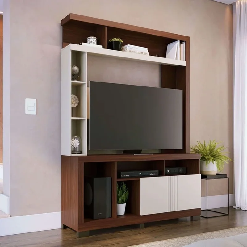 Modular 1 Puerta Espacio Para Partlantes Hasta 50 Pulgadas en Blanco - Muebles para TV, Uruguay | Soy Hogar, vista 4