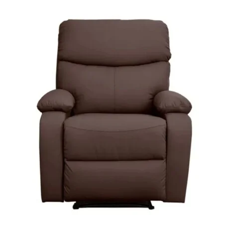 Sillón Reclinable 1 Cuerpo Marrón en Marrón - Sillones y sofás, Uruguay | La Cueva Muebles, vista 6