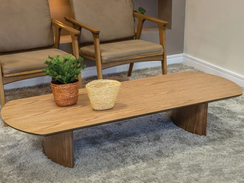 Mesa de centro Holanda en Madera natural - Mesas de living, Uruguay | Arquetipo, vista 4