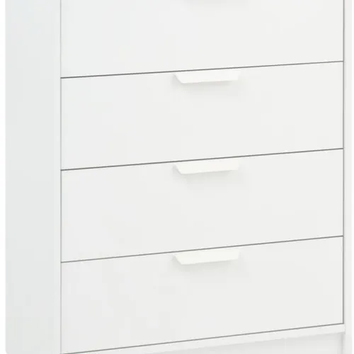 Cómoda JENSLEV 4 cajones blanco en Blanco - Cómodas, Uruguay | JYSK