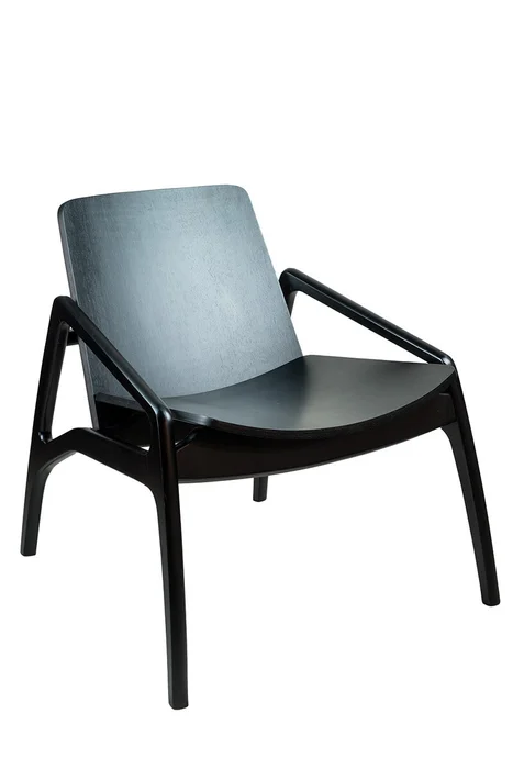 POLTRONA BALDER MADERA NEGRA 63X70X69H CM - Butacas, banquetas y puffs, Uruguay | Vinibel