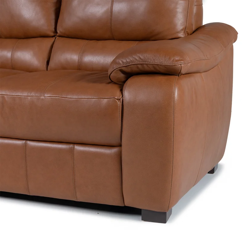 Sofá Portofino - Cuero Advanced - 2 cuerpos - Maverick Telha (Preventa) en Marrón - Sillones y sofás, Uruguay | Nyr, vista 5