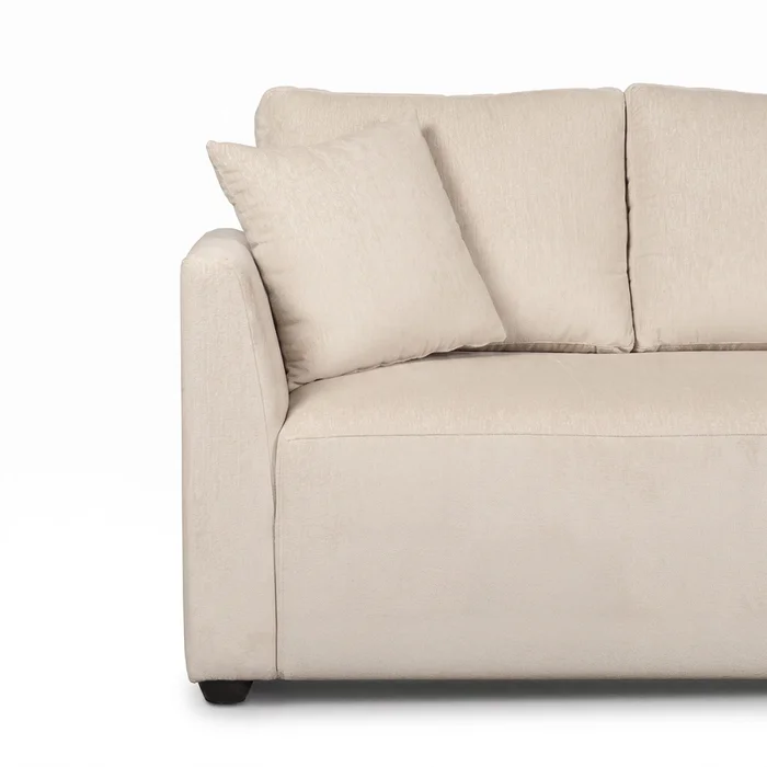 Rinconera Logan - Tela Aquaclean Sustentable - 3 cuerpos - A fabricar en Beige - Sillones y sofás, Uruguay | Nyr, vista 3