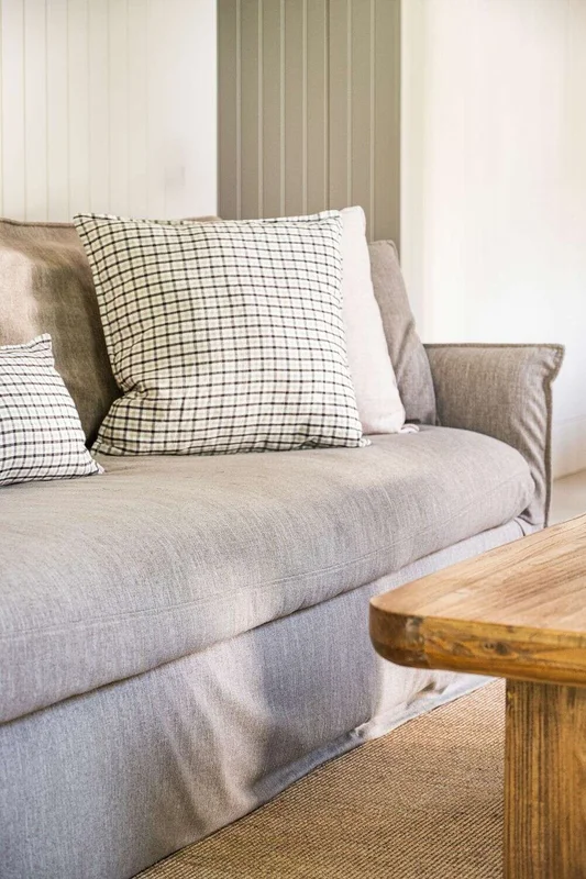 SILLON ALMA LINO BELGA ANTIMANCHAS - 2.30 MTS en Gris - Sillones y sofás, Uruguay | La Iberica, vista 3
