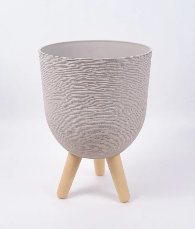 Maceta Teli - Beige en Beige - Decoración, Uruguay | Indian