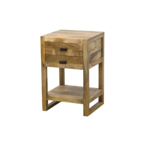 M-79 Mesa de luz 43x40x66 en Madera natural - Mesas de luz, Uruguay | Victoriana