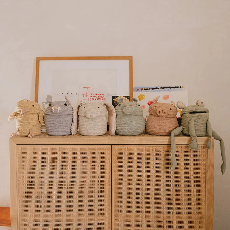 Canastos Animal Crew - Mini Rita the Rabbit en Beige - Canastos, Uruguay | Walnut, vista 3