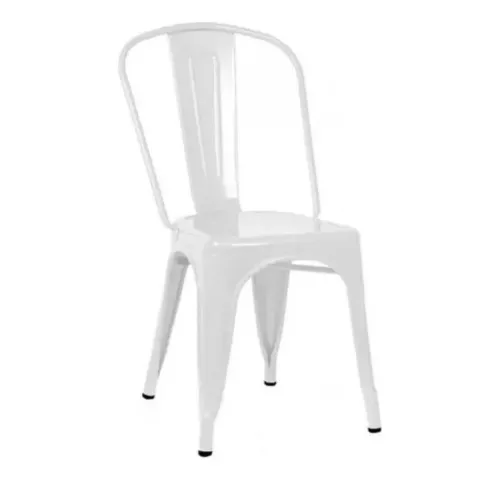 Silla Tolix Roja - Mesas de comedor, Uruguay | Que Sal Muebleria
