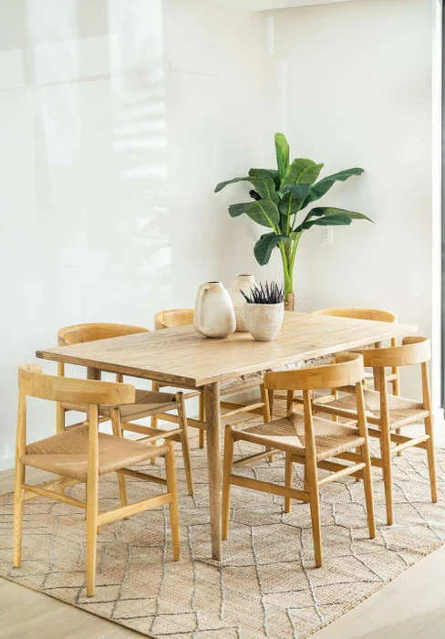 MESA COMEDOR NORDICA - OLMO NATURAL - 1.80 X 0.90 MTS en Madera natural - Mesas de comedor, Uruguay | La Iberica, vista 27