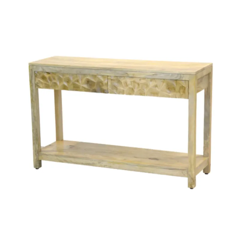 R151 Recibidor 120x36x76 en Madera natural - Aparadores y recibidores, Uruguay | Victoriana