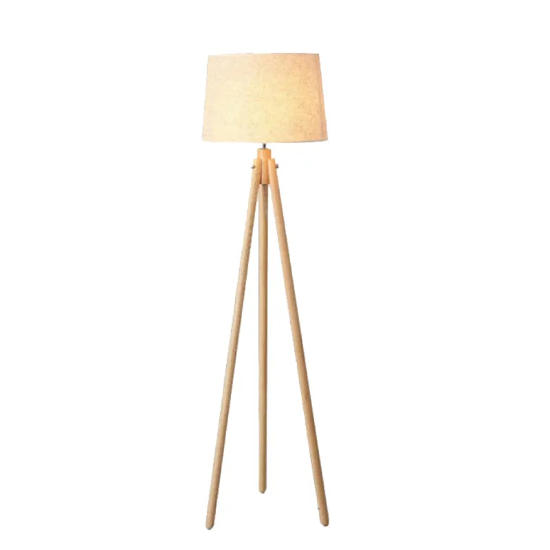 Lámpara de Pie Dakota en Madera natural - Lámparas de pie, Uruguay | Serlux