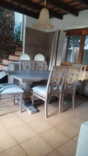 Juego De Comedor Madera Maciza 180x90 Ozark Con 6 Sillas A Eleccion en A Eleccion - Mesas de comedor, Uruguay | Ozark Home, vista 3