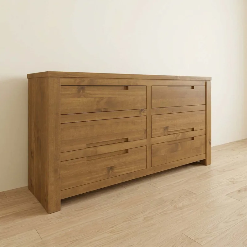 Comoda Madera Natural-beige Fresno en Madera natural - Cómodas, Uruguay | Divino