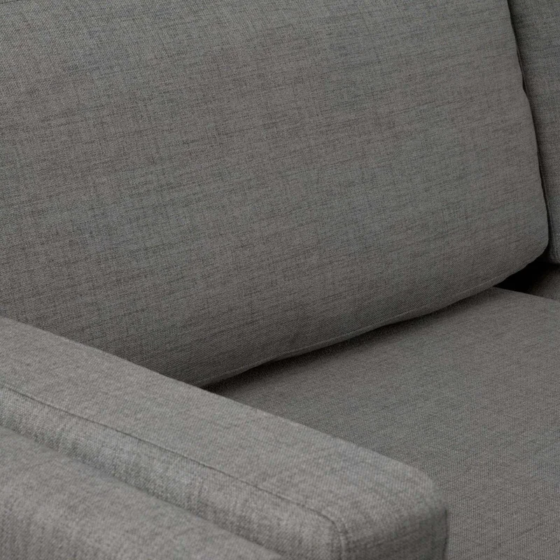 Sillón 2 Cuerpos Tela-premium Gris Luxor Premium Easy Clean Gris Osc en Gris - Sillones y sofás, Uruguay | Divino, vista 6
