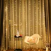 Cortina lluvia luces led cálida decoración 3x3mts - Lámparas de mesa, Uruguay | Buho Store, vista 7 de 9