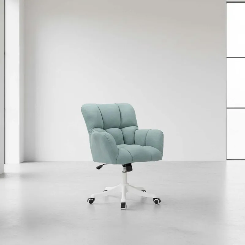 Asiento De Oficina Tela Celeste Seul en Azul - Escritorios y sillas de escritorio, Uruguay | Divino
