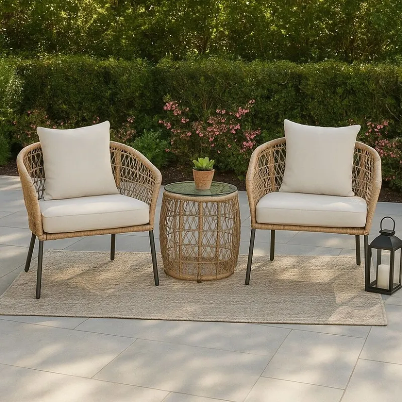 Juego de jardin Barcelona en Beige - Muebles para el exterior, Uruguay | La Cueva Muebles
