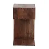 Mesa Auxiliar De Living Madera Marron Nut Almendra en Marrón - Mesas de living, Uruguay | Divino, vista 3 de 5