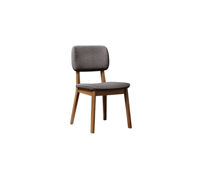 Silla de Comedor Classic - Línea Manhattan - Lino Gris/Natural en Gris - Sillas, Uruguay | Rústico Hogar, vista 2