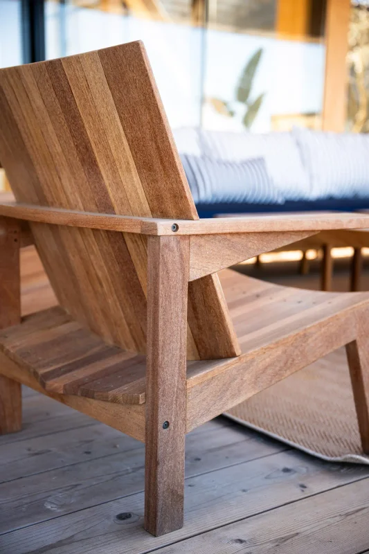 Poltrona Bigua en Madera natural - Butacas, banquetas y puffs, Uruguay | Balcony, vista 3