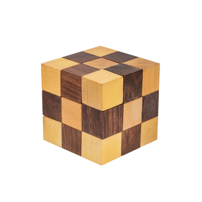Juego Cubo Marrón Madera 3646 en Marrón - Decoración, Uruguay | Divino