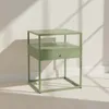 Mesa Lateral Baja Metal Verde Olivia en Verde - Mesas de living, Uruguay | Divino, vista 1 de 2