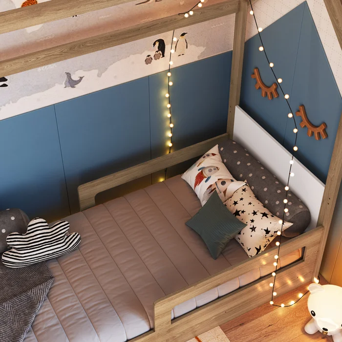 Cama Siena – Marron en Marrón - Dormitorio, Uruguay | RM Muebles y Deco, vista 3