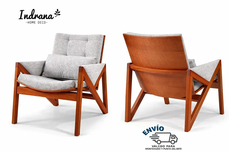 POLTRONA LONDRES en Amarillo - Muebles, Uruguay | Indrana, vista 3