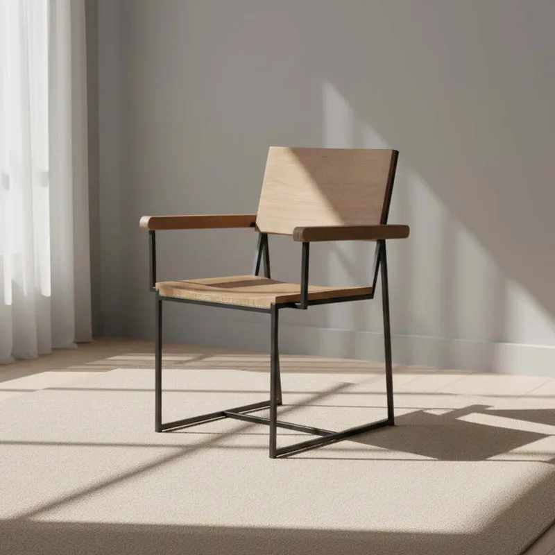 Silla Natural/beige Madera Baxter en Madera natural - Sillas, Uruguay | Divino