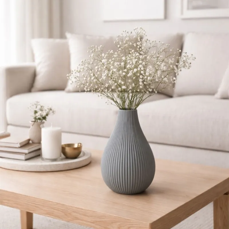 JARRON PASTEL Gris en Gris - Decoración, Uruguay | Viasono