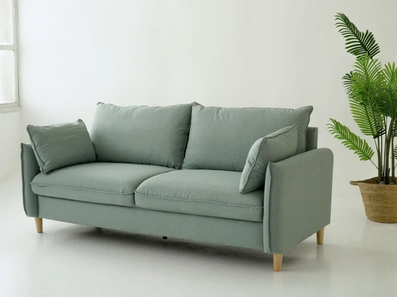 Sofá 3 cps OSLO - Menta en Verde - Sillones y sofás, Uruguay | Finkel, vista 5