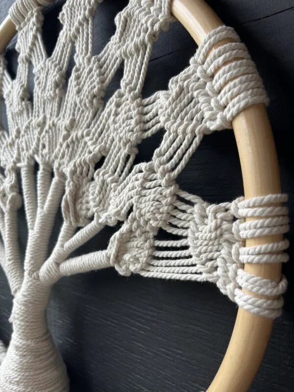 Atrapasueños Árbol de la Vida Rotan en Blanco - Decoración, Uruguay | Balihai, vista 2