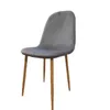Silla LYNA en Tela - Gris Velvet en Gris - Sillas, Uruguay | Finkel, vista 1 de 3